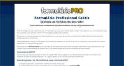 Desktop Screenshot of formulariopro.pog.com.br